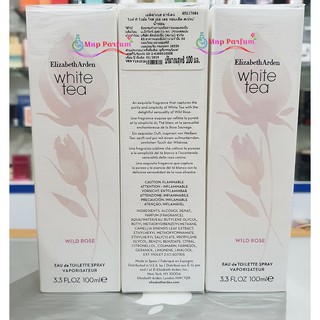 Elizabeth Arden White Tea Wild Rose Edt For Women 100 ml. ( กล่องซีล ป้ายไทย  ) ..