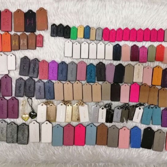 🇺🇲🇺🇲  ป้ายแท๊คห้อยกระเป๋า Coach Tag ของแท้ ทุก Sizes  Vintage C- Hangtag Keyring charm