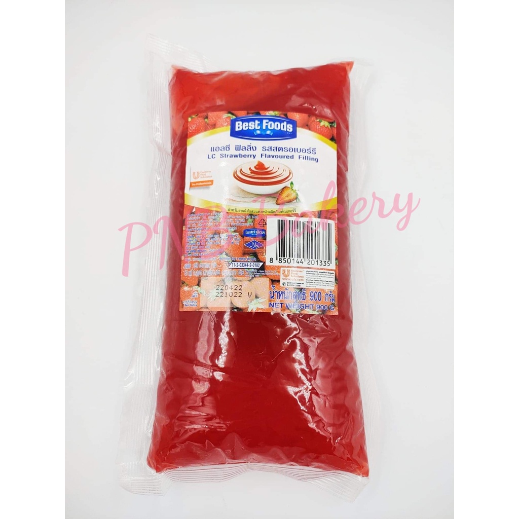 ฟิลลิ่งตราเบสท์ฟู้ดส์900กรัม ฟิลลิ่งเบสท์ฟู้ดส์900กรัม ไส้ขนม ฟิลลิ่งใบเตย  สตรอเบอรี่ฟิลลิ่ง บลูเบอรี่ฟิลลิ่ง สังขยาฟิล - รูปที่ 3