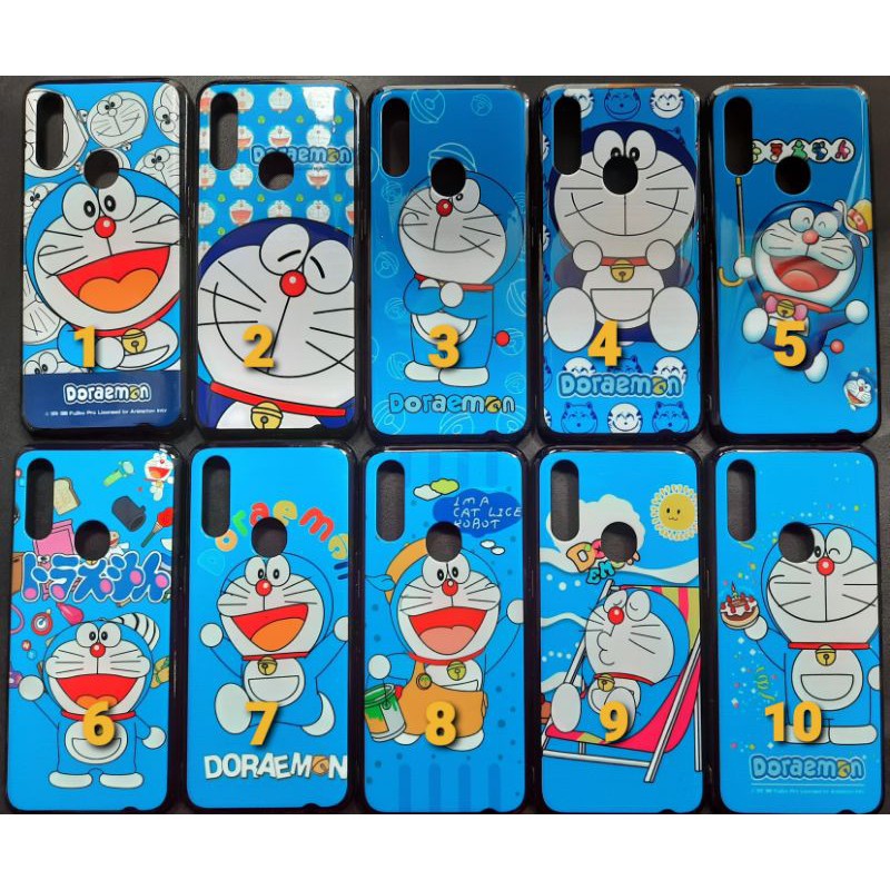 Doraemon Character Case oppo reno 2 realme 3 5 5i 5s c3 6 narzo pro