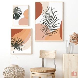 Boho Gallery Wall Art Botanical โปสเตอร์ผ้าใบพิมพ์ลายสําหรับตกแต่งผนังห้องนอนห้องนั่งเล่น