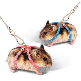 Alex Leash for Small Pet สายจูง สายรัดอก สำหรับหนูแฮมเตอร์ คละสี