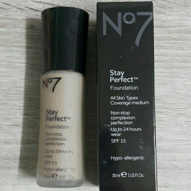 รองพื้น no7 รุ่น stay perfect สี honey