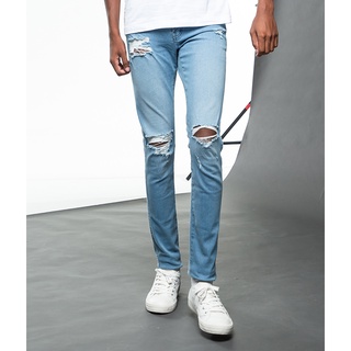 กางเกงยีนส์ผู้ชาย ทรง Skinny รุ่น BJMKL-589