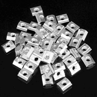 50pcs M5 T Sliding Nut Carbon Steel for 2020 Aluminum Profile