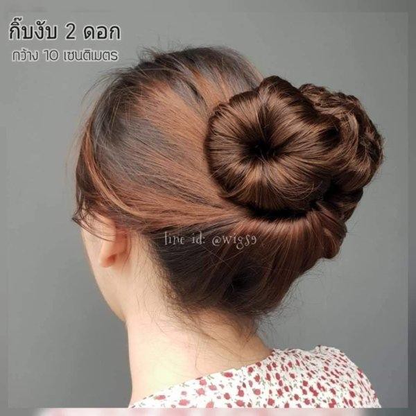 ช่อ 2 ดอกใหญ่ #มวยผม #มวยครอบผม มีสินค้าพร้อมส่ง มีให้เลือกหลายสี