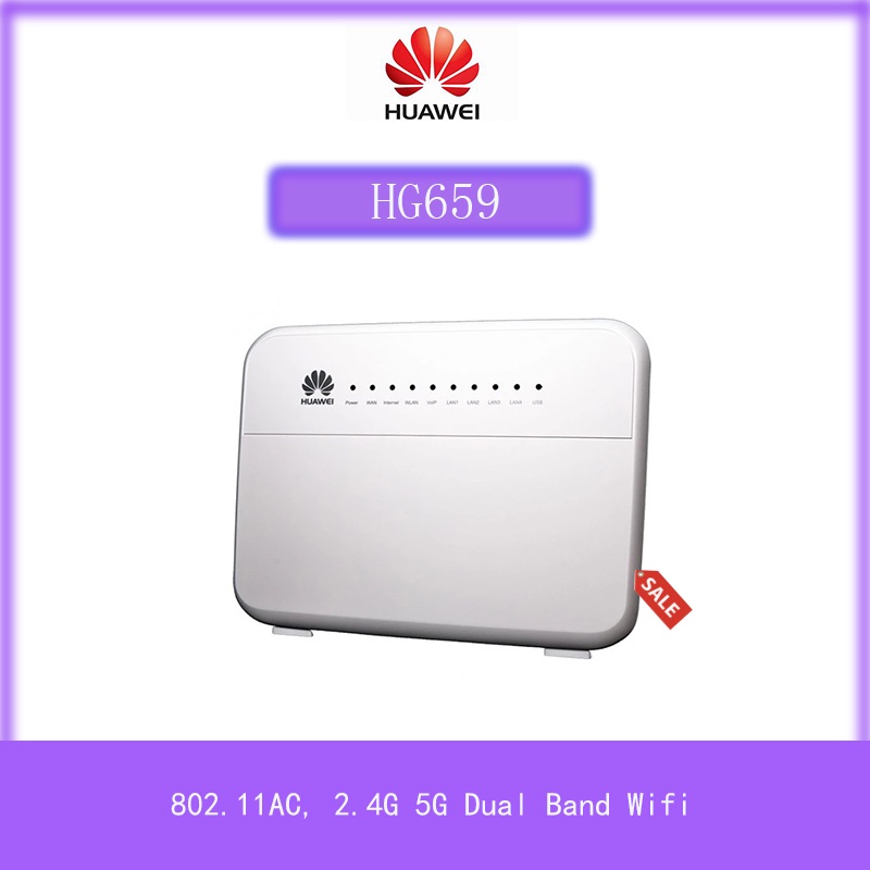 ™HUAWEI HG659 Wireless NBN Router 802.11AC, 2.4G 5G Dual Band Wifi Home ...