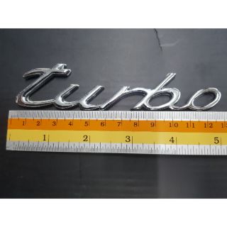 Logo Turbo งานเหล็ก 13×3cm