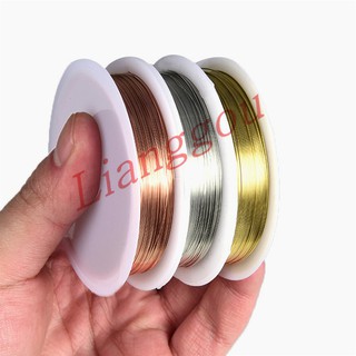 【P2S124】Sturdy Gold Alloy Copper Wire Dia 0.2-1 mm Thread Metal String Wire