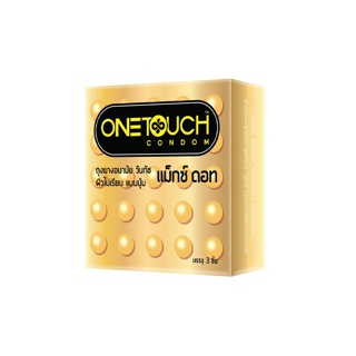 โปรโมชั่น : Onetouch ถุงยางอนามัย Max ขนาด 52 มม. Dot