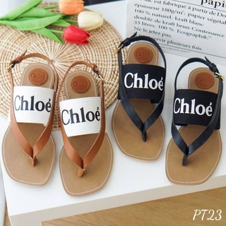 เช็คของก่อนสั่ง รองเท้าChloe รองเท้าหูหนีบรัดส้น รองเท้าแตะรัดส้น รองเท้ารัดส้น