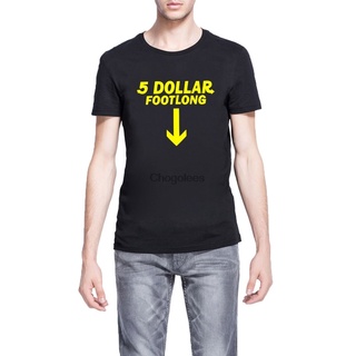 เสื้อยืดวินเทจเสื้อยืดลําลอง แขนสั้น พิมพ์ลาย s $5 Dollar FootLong สไตล์คลาสสิก ไม่ซ้ําใคร สําหรับผู้ชาย 286401S-5XL