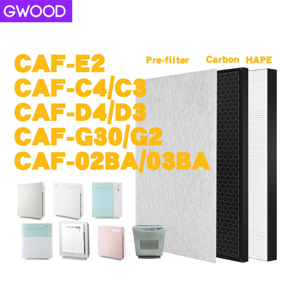 For Toshiba ไส้กรองเครื่องฟอกอากาศ CAF-C4A CAF-G2 CAF-G2A CAF-E2 CAF-E2A CAF-G30 CAF-C3 CAF-G3A CAF-G3I CAF-03BA