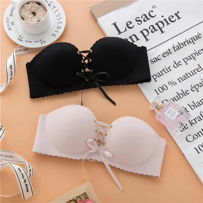 ชุดบราชั้นใน เกาะอก ดันทรง สุดเซ็กซี่ แต่งเชือกดึง ถอดออกได้ สําหรับเด็กผู้หญิง และนักเรียน