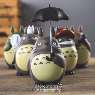 โตโตโร่ TOTORO รุ่นตุ๊กตาหน้ารถ โทโทโร่ ขนาดประมาณ 12 ซม. แยกขาย / ยกเซ็ท **พร้อมส่ง**