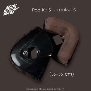 Mototwist Odyssey Pad Kit - นวมแก้มหมวกกันน็อคเปิดหน้ารุ่น Odyssey ไซส์ S-XXL