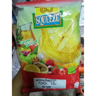 น้ำผลไม้รวม (พั้นซ์) OJ SQUEEZE  (ผงสำเร็จรูป)