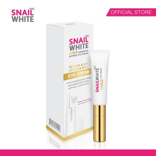 SNAILWHITE สเนลไวท์ โกลด์ อาย ครีมบำรุงรอบตา 15 มล. SW0089