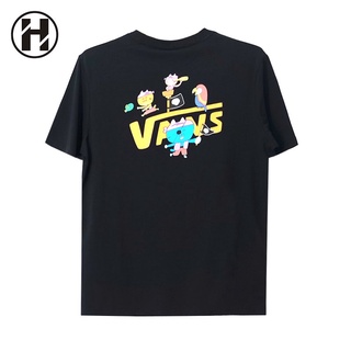 HIH VANS Mens Art League Casual Short-sleeved T Shirt new cotton 100%