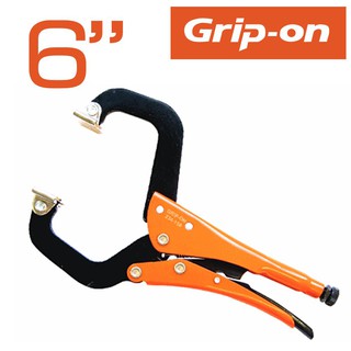 Grip-on คีมล๊อคตัวซี ปากขยาย (2 ขนาด เลือกได้ตอนสั่งซื้อ)