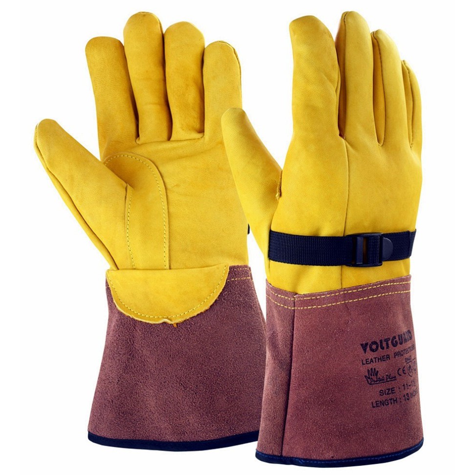 ถุงมือหนังสำหรับสวมทับถุงมือกันไฟฟ้า VOLTGUARD