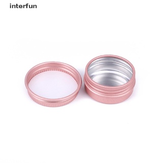 Interfun กระปุกอลูมิเนียมดีบุก 10 มล. สําหรับเติมครีมบาล์ม 10 ชิ้น