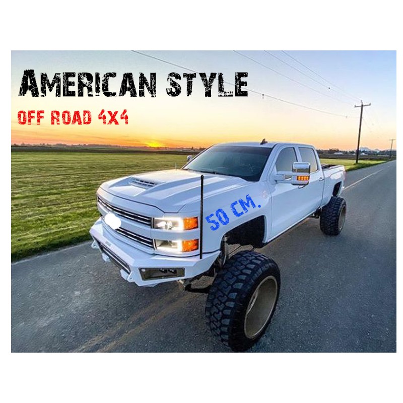 เสาวัดระยะ เสากะระยะ เสาหลอก ตกแต่งสไตล์ ออฟโรด เสาประดับOff Road 4X4  American Style Size 50 C.M.ยาว 50 ซ.ม. - Indytool - Thaipick