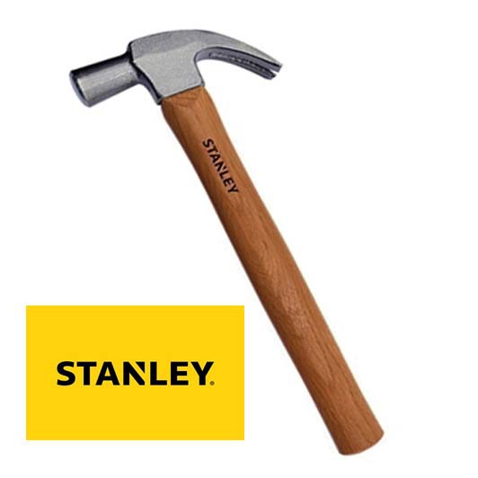 ค้อนหงอนด้ามไม้ 27mm. 16oz. STANLEY  51-271 / 51-370 สแตนเลย์