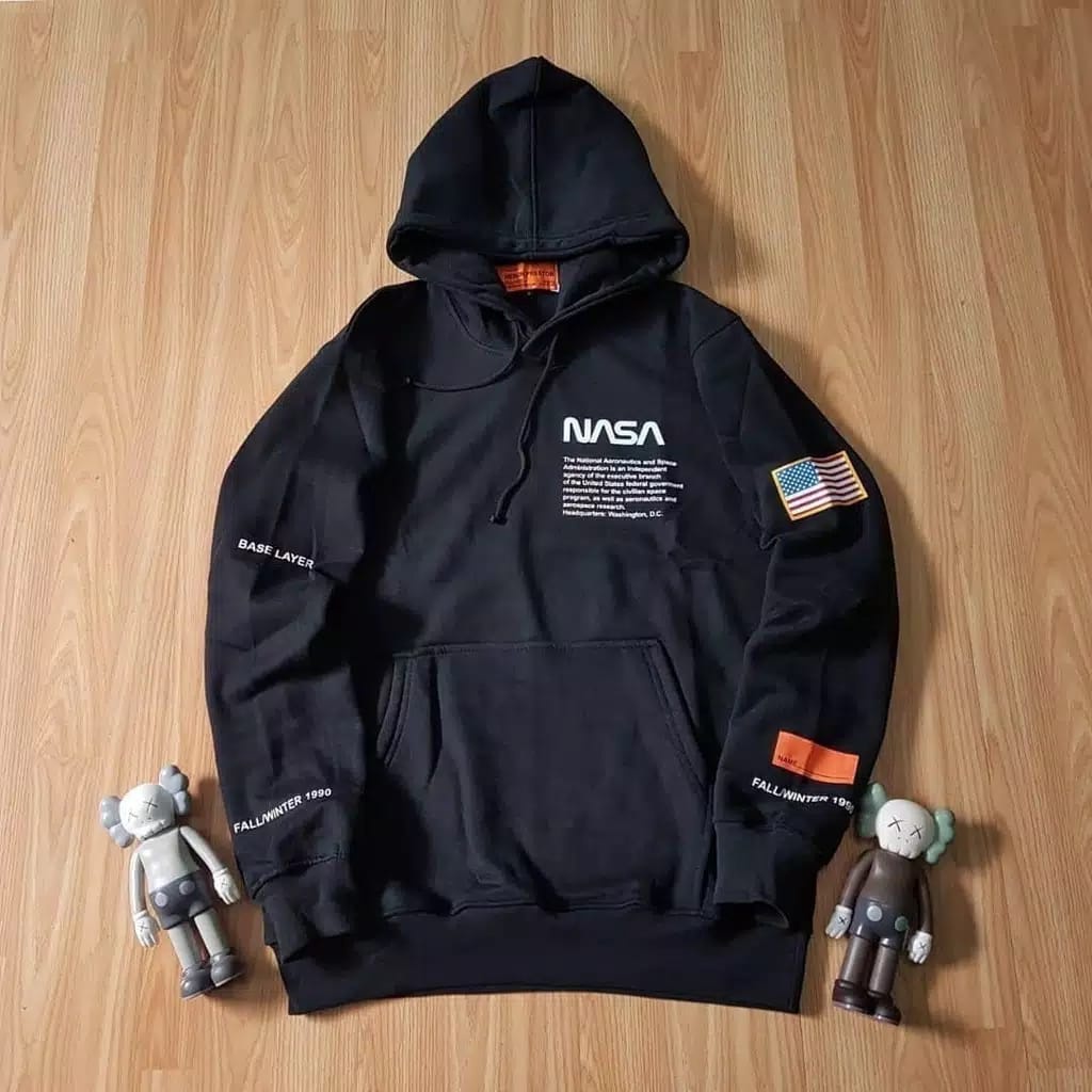 [จัดส่งทันที] NASA H&M HOODIE SWETER JACKET แท็กเต็ม