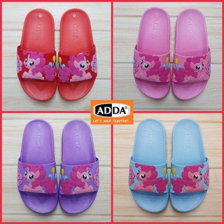 ADDA 12Z08-B1 รองเท้าแตะ ลาย PONY ไซส์ 11-9 สีแดง สีชมพู สีม่วง สีฟ้า หอ