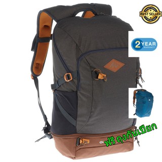 กระเป๋าเป้กันน้ำเดินทาง เดินป่า backpack เป้สะพายหลังเด็กสำหรับเดินป่าขนาด 7 ลิตรรุ่น Arpenaz สีส้ม