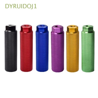 DYRUIDOJ1 Bicycle Parts Bike Lead Foot Mountain Bike Bicycle Axle Pedal Bike Pegs BMX Pegs Stunt Pegs Bicycle Accessories Aluminum Alloy 3/8 inch Axles Anti-Skid Bike Foot Pegs/Multicolor