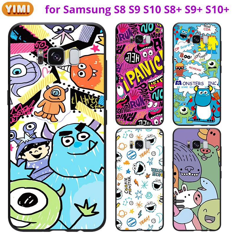 เคส SAMSUNG A03S M02 A02 A02S A31 S20 S8 S8+ S9+ S10 S10+ มือถือสำหรับเคสโทรศัพท์มือถือลายการ์ตูนมอนสเตอร์สําหรับ