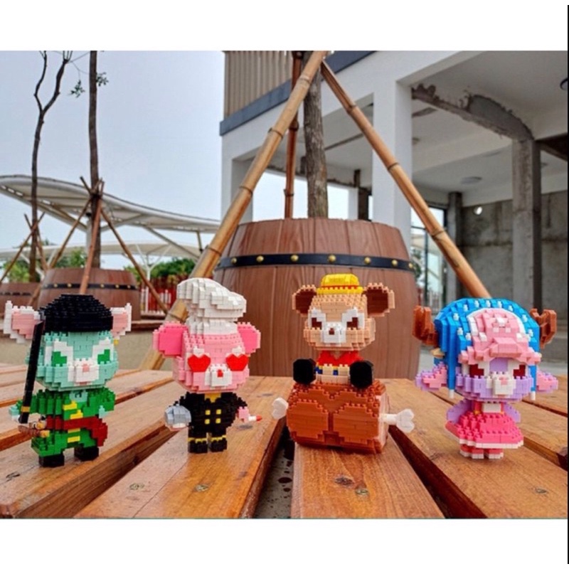 ตัวต่อนาโนไซส์ XL - Gejia 6025 Disney - Stella Lou / Duffy / Shellie May / Gelatoni