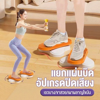 อุปกรณ์ฟิตเนส ทวิสบอร์ด กระดานออกกำลังกาย เทิร์นบอร์ด ลดเอว ลดพุง เอว ต้นขา ก้น ไร้เสียงรบกวน 2แพ็คในเครื่อง