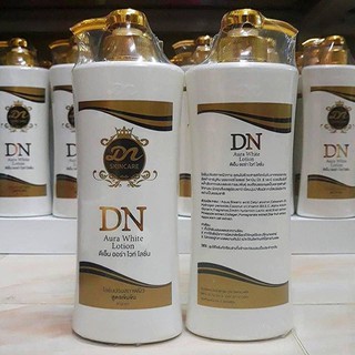 DN Aura White Lotion ดีเอ็น ออร่า ไวท์ โลชั่น (ขวดขาวหัวปั้มสีทอง )