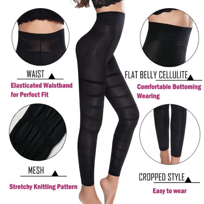 Shapewear Anti Cellulite Compression Leggings Leg Slimming Body Shaper