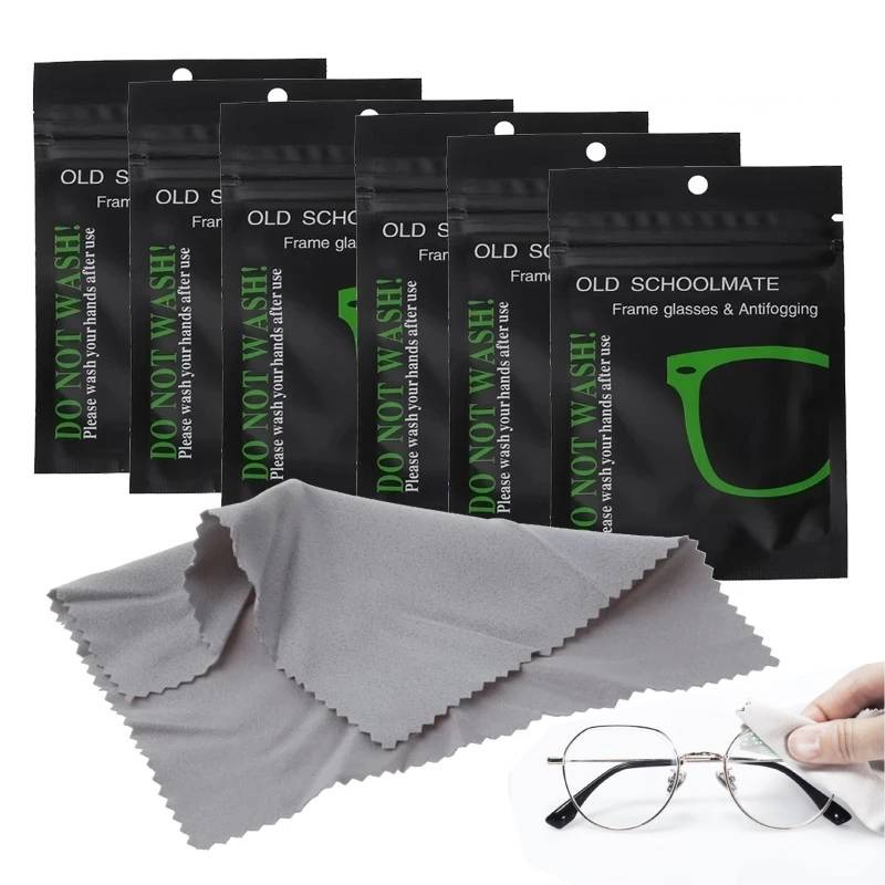 🔥🔥🔥ผ้าเช็ดทําความสะอาดแว่นตา กันหมอก ใช้ซ้ําได้ / ผ้าเช็ดเลนส์ไมโครไฟเบอร์ สําหรับทําความสะอาดเลนส์, แว่นตา, แว่นตา