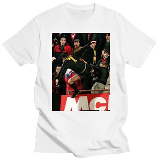 ใหม่ เสื้อยืดลําลอง แขนสั้น พิมพ์ลาย Eric Cantona Kung Fu สําหรับผู้ชาย ผู้หญิง ทุกเพศS-5XL