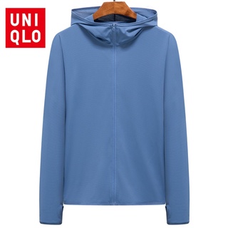 Uniqlo AIRism เสื้อกันแดด​ เสื้อกันยูวี​ เสื้อกันUV SPF50+ เสื้อปกป้องผิวจากรังสียูวี​ Uniqlo​ รุ่น​