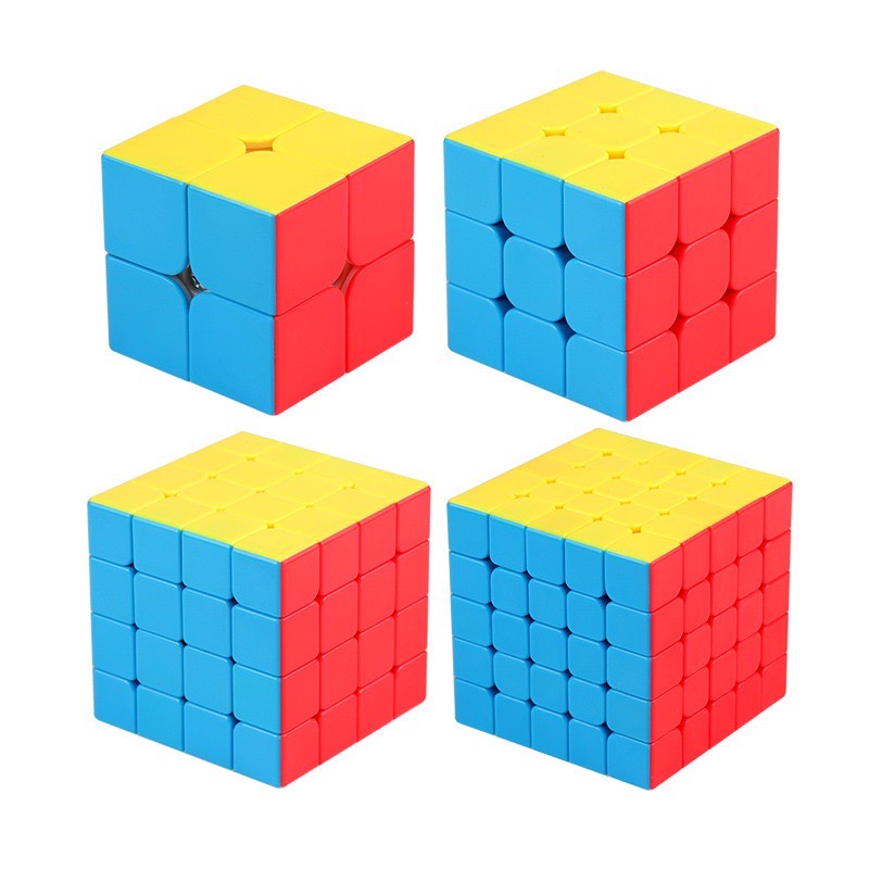 พร้อมส่ง Moyu Rubik box set 4 ชิ้น รูบิค 2x2 3x3 4x4 5x5 ของเล่นฝึก ...