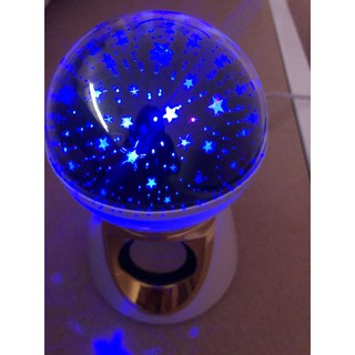 LEDMUSICBULBดรีมไลท์ไฟส่องขึ้นเพดานท้องฟ้าจำลองหมุนได้หยุดได้เปลี่ยนสีได้รุ่นมีเสียงเพลงต้องเชื่อมต่อบลูทูธ