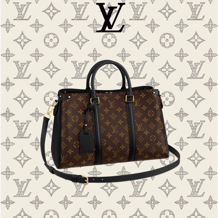 Louis Vuitton/ LV/ SOUFFLOT กระเป๋าถือขนาดกลาง