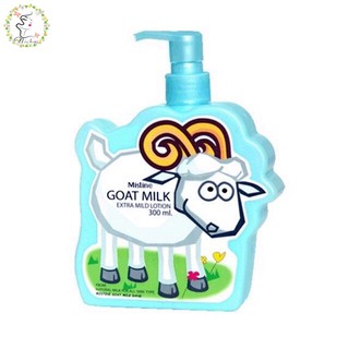 โลชั่น นมแพะ มิสทิน โกทมิลค์ เอ็กซ์ตร้า มายด์ Mistine Goat Milk Lotion 300 ml.