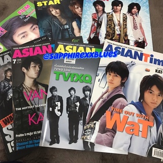 พร้อมส่ง นิตยสารเก่า AsianTime , Star album extra ,เอสเจ ดงบัง กอล์ฟไมค์ ชินฮวา