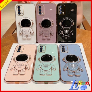 เคส OPPO A95 เคส OPPO A74 A57 2022 A77 5G A76 A96 A74 A54 A15 A15S A16 A5S A7 A12 F9 เคสโทรศัพท์มือถือ ลายนักบินอวกาศ พร้อมขาตั้ง สําหรับ YHY