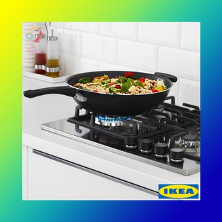 กระทะทอด กระทะก้นลึก เคลือบสารกันติด ทูเลอรันท์ อิเกีย Cooking Wok 33cm Frying Pan TOLERANT IKEA