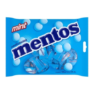 🔥D - day!! MENTOS เมนทอส ลูกอมรสมิ้นต์ ถุง 100 เม็ด 🚚พร้อมส่ง!! 💨