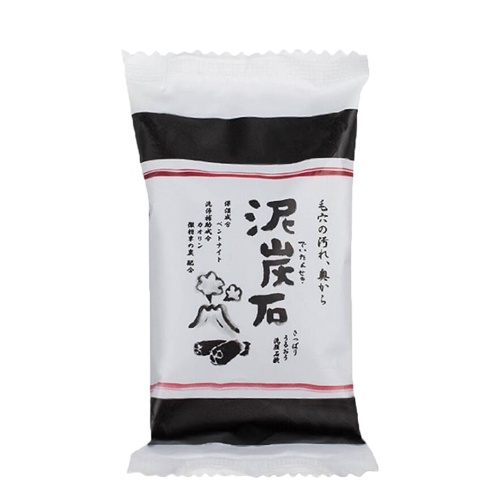 DEITANSEKI FACIAL SOAP 30 G / สบู่ล้างหน้า ถ่านหินภูเขาไฟและโคลน ดูดซับความมันส่วนเกิน ล้างหน้าที่สะอาดล้ำลึก – โปรปัง