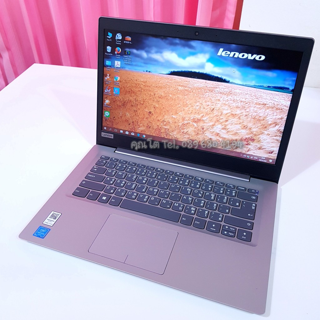 Lenovo เครื่องบางสวย Win10 แท้ + SSD 128GB (มีประกันศูนย์)